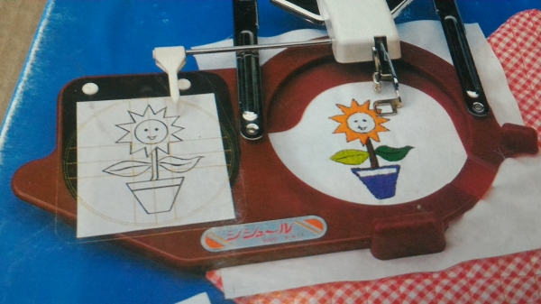 เครื่องลอกจากแบบมาเย็บปักลายด้วยจักรเย็บธรรมดาได้เลย หาลายสวยๆหรือแบบที่ต้องการมาปักเย็บให้สวยได้ตามต้องการ