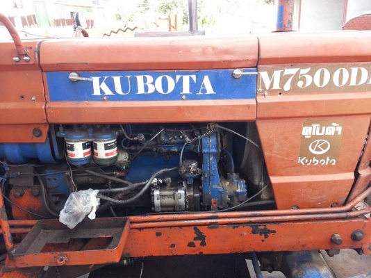 คูโบต้า M7500 DT 4 WD พร้อมใบมีดดันหน้า ขนาด 75 แรง..มาชมกันครับ