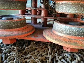 ขาย - รอกโซ่ สาว ขนาดใหญ่ 15 ตัน มือสองญี่ปุ่น เหล็กหนา ทนทาน ขาย - รอกโซ่ สาว ขนาดใหญ่ 15 ตัน มือสองญี่ปุ่น เหล็กหนา ทนทาน