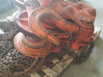 ขาย - รอกโซ่ สาว ขนาดใหญ่ 15 ตัน มือสองญี่ปุ่น เหล็กหนา ทนทาน ขาย - รอกโซ่ สาว ขนาดใหญ่ 15 ตัน มือสองญี่ปุ่น เหล็กหนา ทนทาน