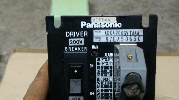AC  SERVO  DRIVE  UNIT ชุดสั่งขับมอเตอร์เวอร์โว ยี่ห้อ Panasonic ทนกระแสได้ 10 A. ( มี 6 ตัว )