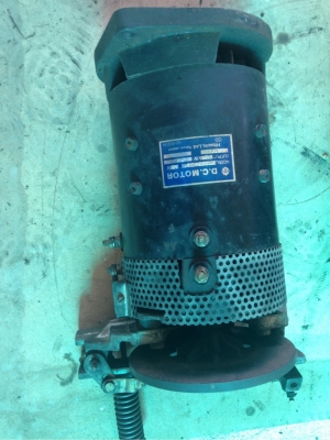 ดีซี มอเตอร์ 48 1โวลต์ มาใหม่ถอดจาก โฟกลิฟท์ โตโยต้ามือสองญี่ปุ่น