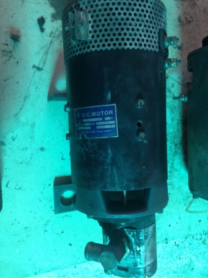 ดีซี มอเตอร์ 48 1โวลต์ มาใหม่ถอดจาก โฟกลิฟท์ โตโยต้ามือสองญี่ปุ่น