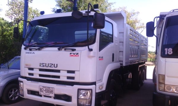 FVZ34 300  สิบล้อ 2 เพลาดัมพ์ กระบะ สามมิตร ปี54