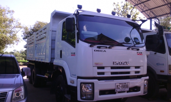 FVZ34 300  สิบล้อ 2 เพลาดัมพ์ กระบะ สามมิตร ปี54