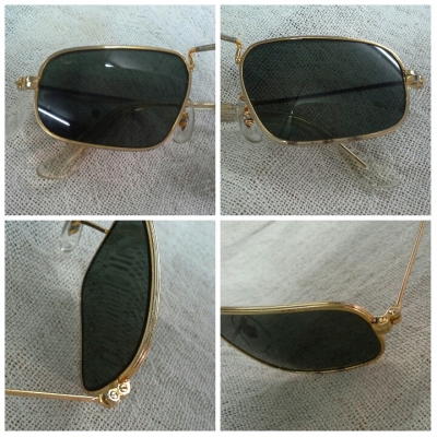 แว่นตาอเมริกันวินเทจ  B&amp;L RAY-BAN CLASSIC COLLECTION IV GOLD USA