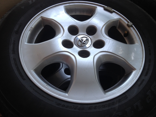 ขายล้อแม็ก vigo 16 พร้อมยาง Dunlop 215 65 16