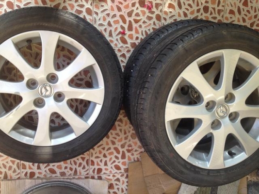 ขายล้อแม็กเดิม มาสด้า2 15 พร้อมยาง 185 55 15 ปี 13 ขายล้อแม็กเดิม มาสด้า2 15 พร้อมยาง 185 55 15 ปี 13