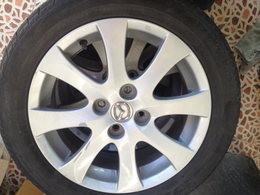 ขายล้อแม็กเดิม มาสด้า2 15 พร้อมยาง 185 55 15 ปี 13 ขายล้อแม็กเดิม มาสด้า2 15 พร้อมยาง 185 55 15 ปี 13