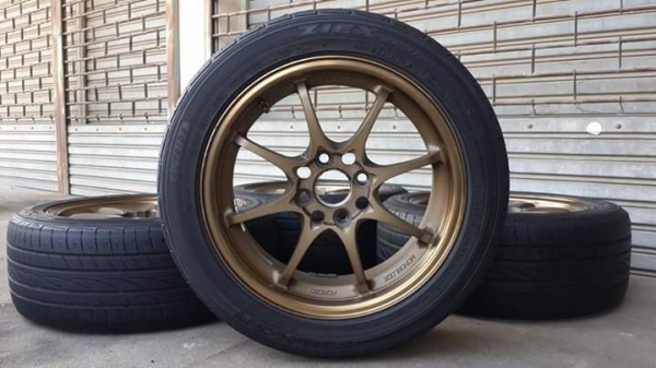 CE28 ขอบ 15 4รู100 พร้อมยาง Falken 195/50/15