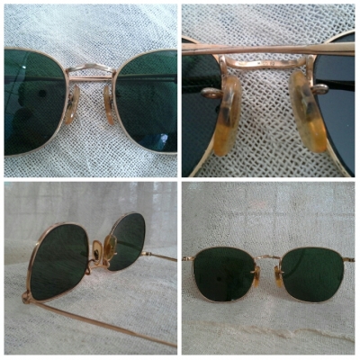 แว่นตาวินเทจโกลด์ฟิลด์ HCO/GERMANY