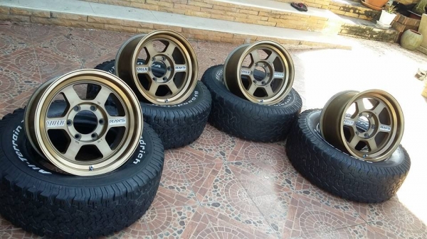 ขายล้อหล่อ TE37X ขอบ 16x8.5 off 0 สีน้ำตาล ถูกๆ ขายล้อหล่อ TE37X ขอบ 16x8.5 off 0 สีน้ำตาล ถูกๆ