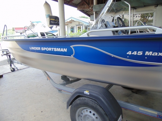เรือลินเดอร์ 445 Max Sportman ใหม่แกะกล่อง