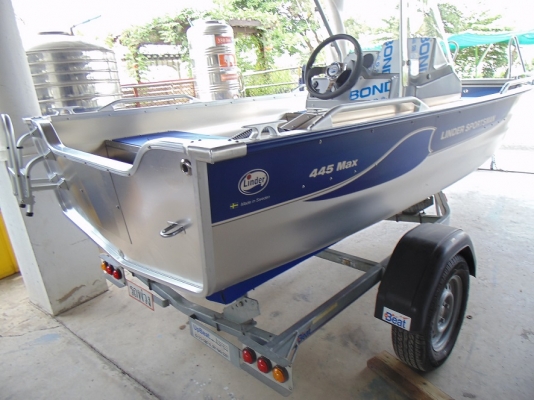 เรือลินเดอร์ 445 Max Sportman ใหม่แกะกล่อง