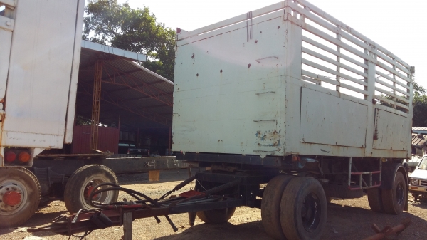 ฝากขายลูกพ่วงดั๊ม 2คานISUZU พื้นดีไม่มีผุ พร้อมใช้เอกสารครบ