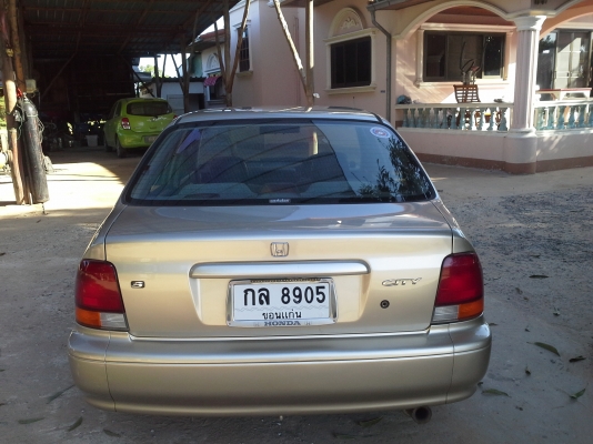 ขาย honda city 1.6  แอร์เย็น พ.เพลาเวอร์ auto แมซ แก้ส+LPG ลงเล่มแล้ว ประหยัดมาก ยางดีสี่เส้น ราคาต่อรองกันได้