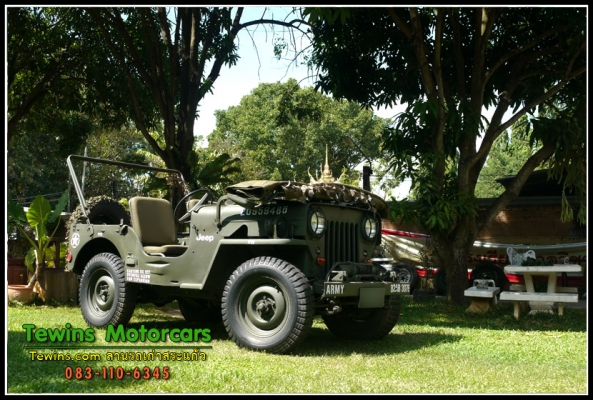 Jeep Willys M606 US รถทหารหลังคาผ้าใบ 4x4