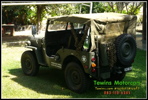 Jeep Willys M606 US รถทหารหลังคาผ้าใบ 4x4
