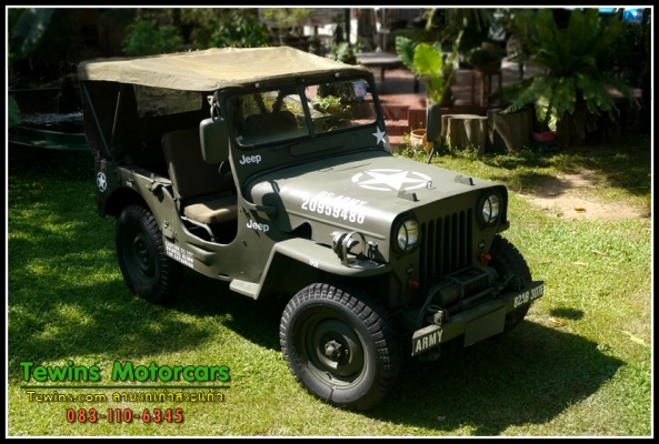 Jeep Willys M606 US รถทหารหลังคาผ้าใบ 4x4