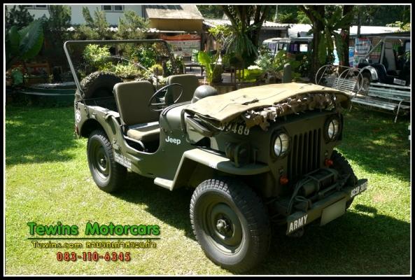 Jeep Willys M606 US รถทหารหลังคาผ้าใบ 4x4