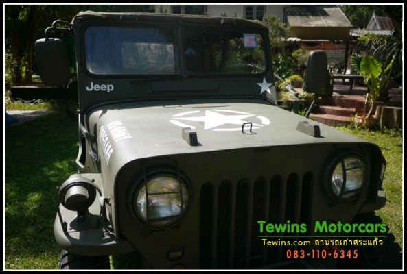 Jeep Willys M606 US รถทหารหลังคาผ้าใบ 4x4