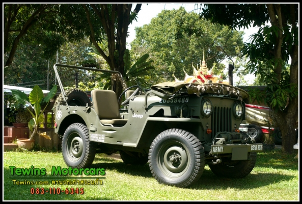 Jeep Willys M606 US รถทหารหลังคาผ้าใบ 4x4