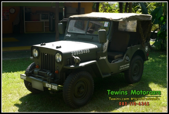 Jeep Willys M606 US รถทหารหลังคาผ้าใบ 4x4