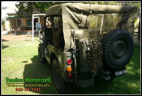 Jeep Willys M606 US รถทหารหลังคาผ้าใบ 4x4