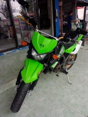 New Kawasaki Ksr (ล้อแม็ก) รถสวยมีสไตล์เครื่องเดิมสนิท