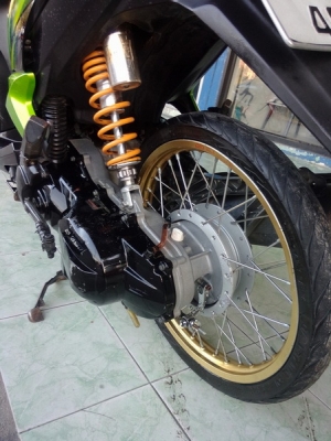 Mio125 ลายRR สีเขียวดำ แต่งสวยลงล้อ รถปี53 เครื่องดีครับ Mio125 ลายRR สีเขียวดำ แต่งสวยลงล้อ รถปี53 เครื่องดีครับ