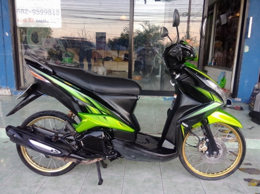 Mio125 ลายRR สีเขียวดำ แต่งสวยลงล้อ รถปี53 เครื่องดีครับ Mio125 ลายRR สีเขียวดำ แต่งสวยลงล้อ รถปี53 เครื่องดีครับ