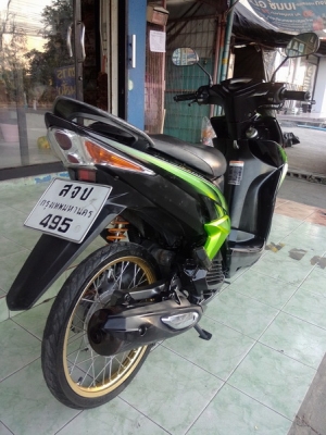 Mio125 ลายRR สีเขียวดำ แต่งสวยลงล้อ รถปี53 เครื่องดีครับ Mio125 ลายRR สีเขียวดำ แต่งสวยลงล้อ รถปี53 เครื่องดีครับ