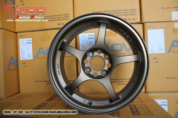 ล้อ GRAMLIGHTS 57F ขอบ15X7 ET+33 วงละ 2,500