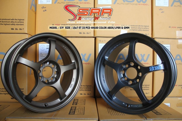 ล้อ GRAMLIGHTS 57F ขอบ15X7 ET+33 วงละ 2,500