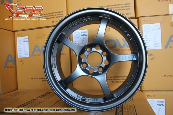 ล้อ GRAMLIGHTS 57F ขอบ15X7 ET+33 วงละ 2,500