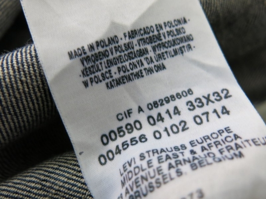 LEVI&rsquo;S  590 MADE IN POLAND