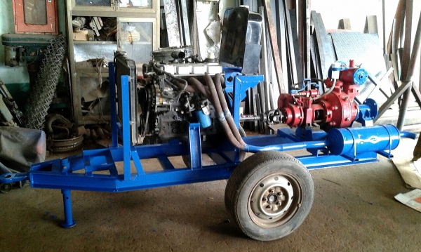 เครื่องสูบน้ำติดปั้มดับเพลิง