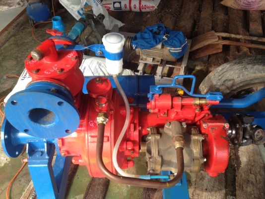 เครื่องสูบน้ำติดปั้มดับเพลิง