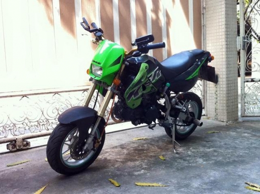 ขออนุญาติขาย KAWASAKI KSR 110 CC. แต่งสวยงาม ฟรีค่าโอน