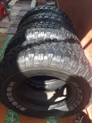 ยาง mud maxxis 265 75 16 สภาพดี ยาง mud maxxis 265 75 16 สภาพดี