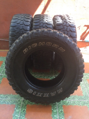 ยาง mud maxxis 265 75 16 สภาพดี ยาง mud maxxis 265 75 16 สภาพดี