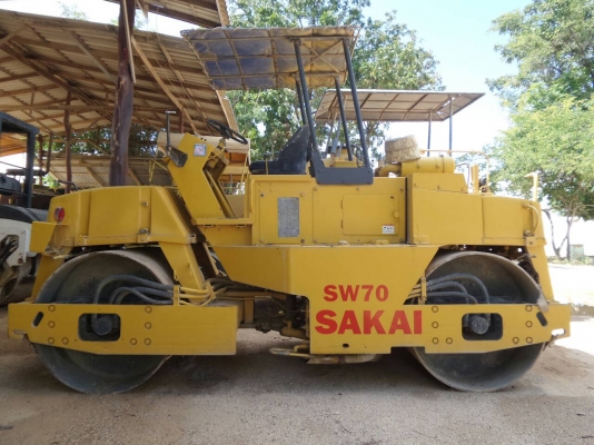 รถบด เบรคดาวน์ SAKAI SW70 7ตัน เอกสารเล่มทะเบียน