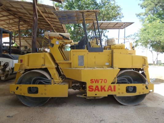 รถบด เบรคดาวน์ SAKAI SW70 7ตัน เอกสารเล่มทะเบียน