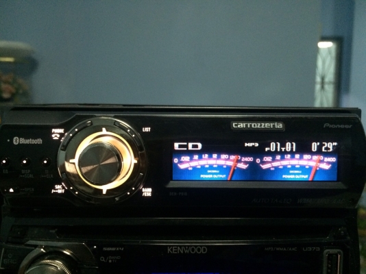 Pioneer DEH-P810 รุ่นใหญ่ 24Bit จอสี BLUETOOTH AUDIO MP3 CD AUX EQ16แบน CROSSOVERในตัว ปรีเอ้า2ชุด กราฟฟิคหน้าจอ มือ2 ญี่ปุ่น