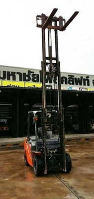 จำหน่ายรถ Forklift Toyota 2.5 ตัน ดีเซล 8FD25 (นำเข้า) ปี 2008 เสาเข้าตู้ Full Free 4.7 เมตร + Side Shift คุณภาพเยี่ยม