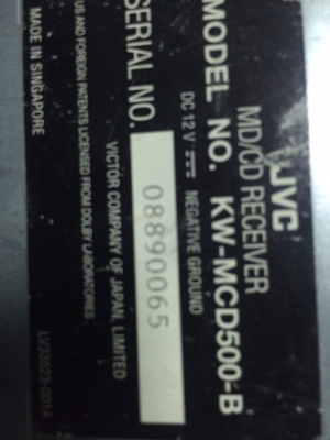 JVC KW-MCD500 24Bit DAC MP3-RW CD-RW MD-RW Aux ปรีเอ้า2ชุด CROSSOVERในตัว คุมกล่องCD มือ2 ญี่ปุ่น JVC KW-MCD500 24Bit DAC MP3-RW CD-RW MD-RW Aux ปรีเอ้า2ชุด CROSSOVERในตัว คุมกล่องCD มือ2 ญี่ปุ่น
