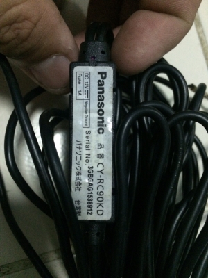 ชุดกล้องมองหลัง PANASONIC CY-RC90KD สายไม่มีตัดต่อครบ ภาพสวยคมชัด มือ2 ญี่ปุ่น