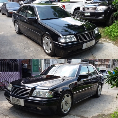 ขาย Benz C220 W202 1995 สีดำ เครื่อง 2,200 cc. auto ABS Airbag Full option  LPG หัวฉีด สีดำเพิ่งทำใหม่ 40,000 กว่าบาท เดือน 2 เดือนที่แล้ว แม็ก Carlsson 17 แท้ พร้อมยาง เพิ่งเปลี่ยน ต้นปี  ดอกเต็ม เ