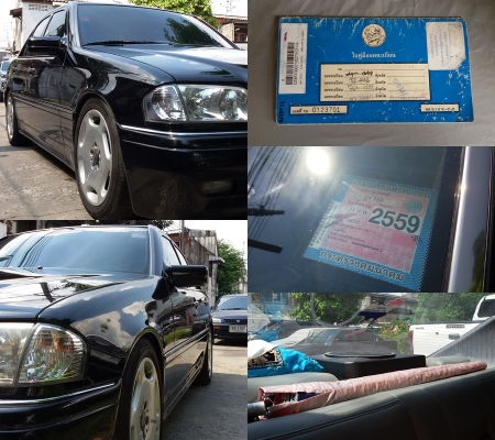 ขาย Benz C220 W202 1995 สีดำ เครื่อง 2,200 cc. auto ABS Airbag Full option  LPG หัวฉีด สีดำเพิ่งทำใหม่ 40,000 กว่าบาท เดือน 2 เดือนที่แล้ว แม็ก Carlsson 17 แท้ พร้อมยาง เพิ่งเปลี่ยน ต้นปี  ดอกเต็ม เ