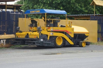 รถปูยาง SUMITOMO 60W-2  ทำงานใด้100\% เอกสารเล่มทะเบียน